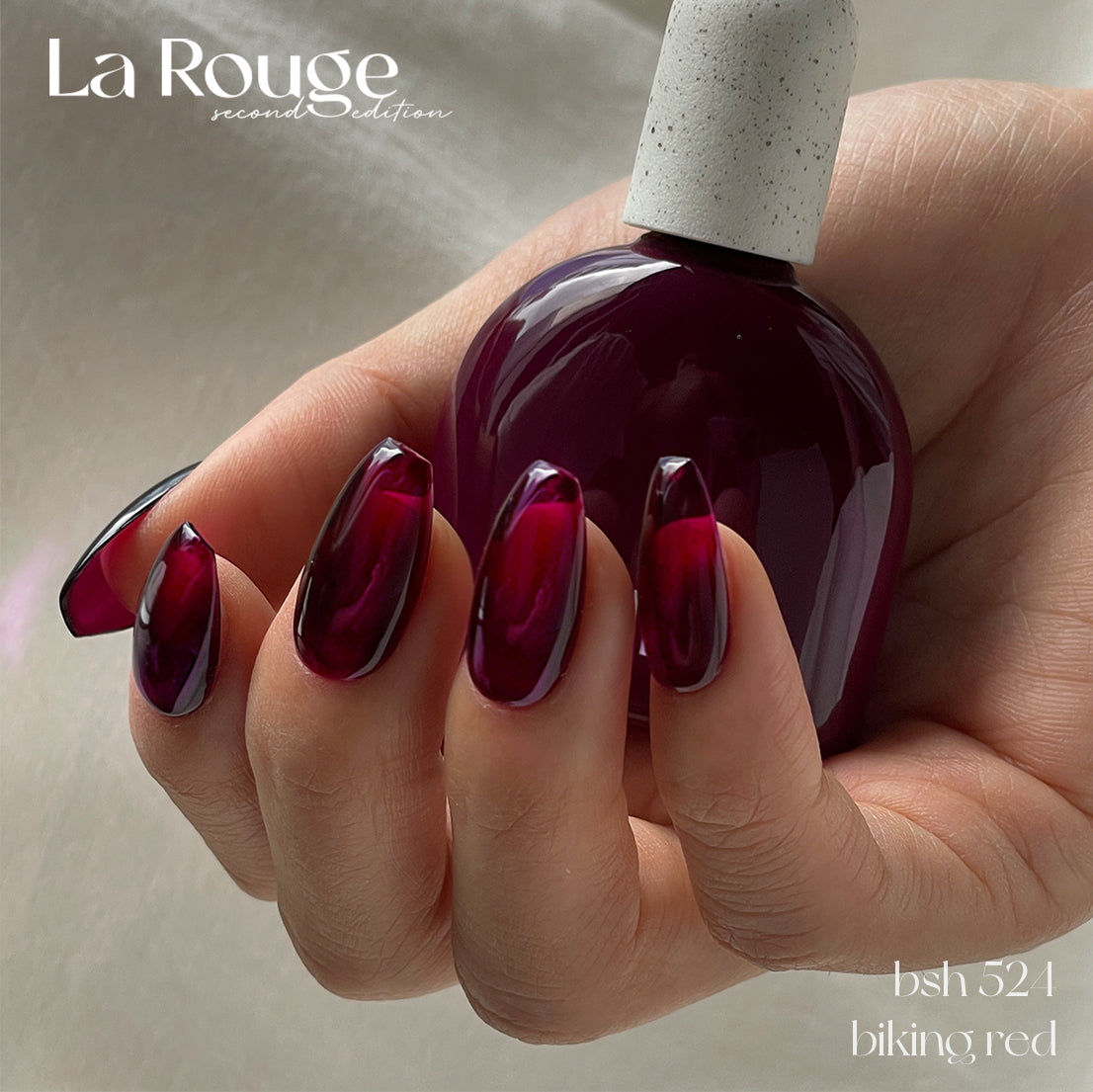 【セット箱なし】BANDI ジェル トレンドセット_23_2nd Edition LA ROUGE 4色(ラルージュ)