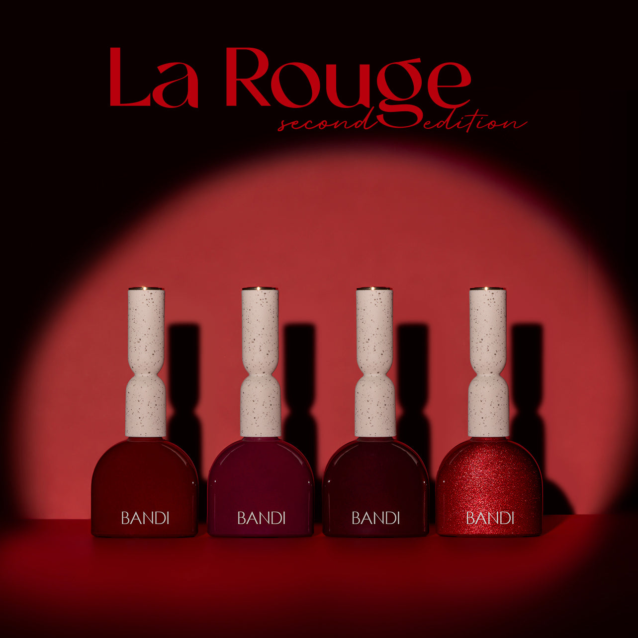 【セット箱なし】BANDI ジェル トレンドセット_23_2nd Edition LA ROUGE 4色(ラルージュ)
