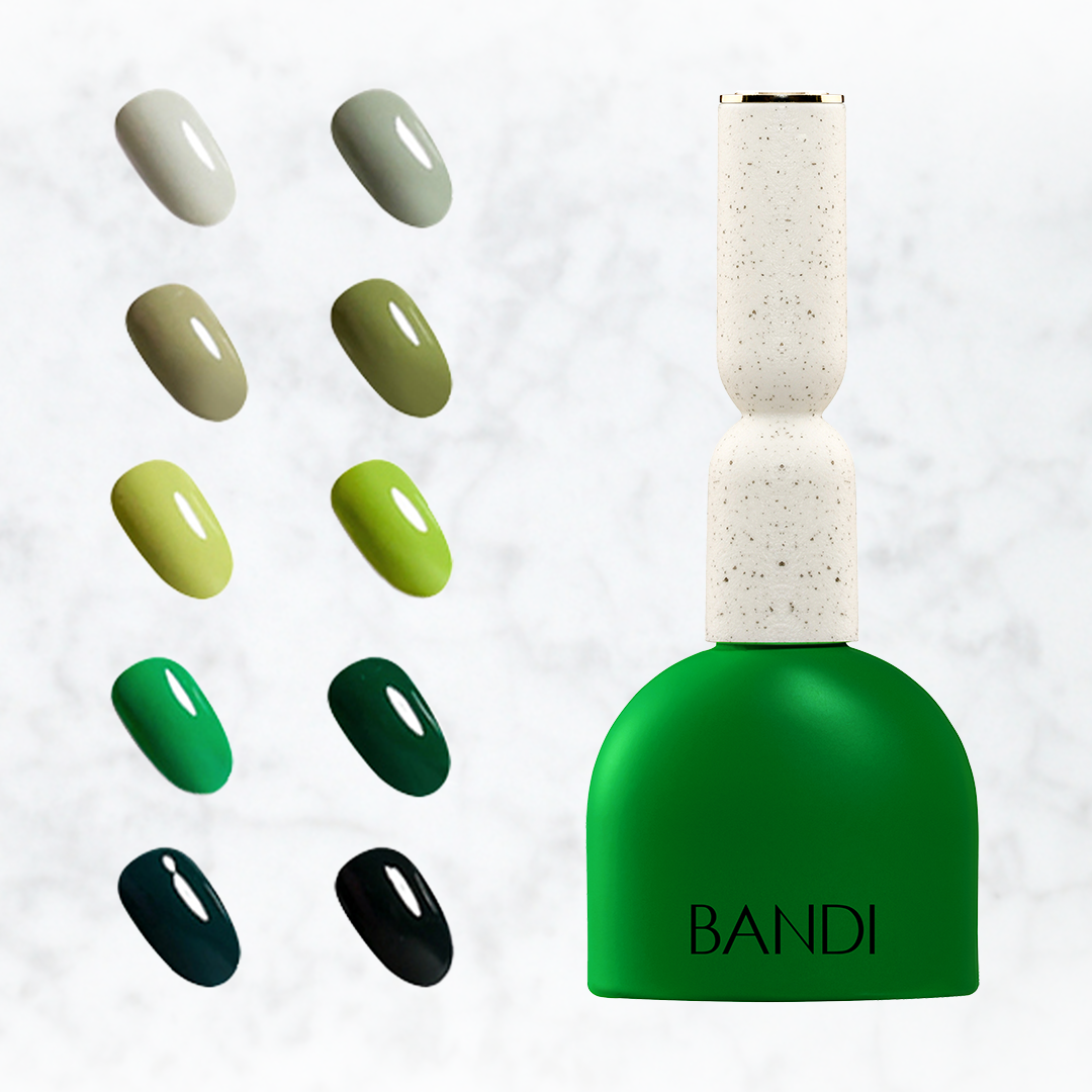 [BANDI]カラージェルソリッド(Green Colors)