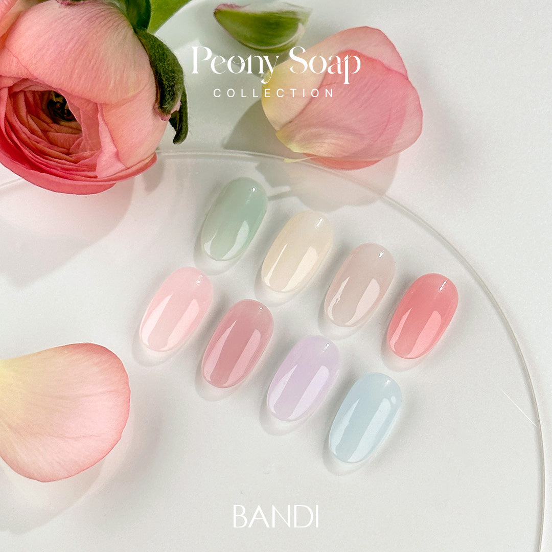BANDI JAPAN ピオニーソープ BANDI]ジェルトレンドセット_24 Peony Soap(ピオニーソープ)